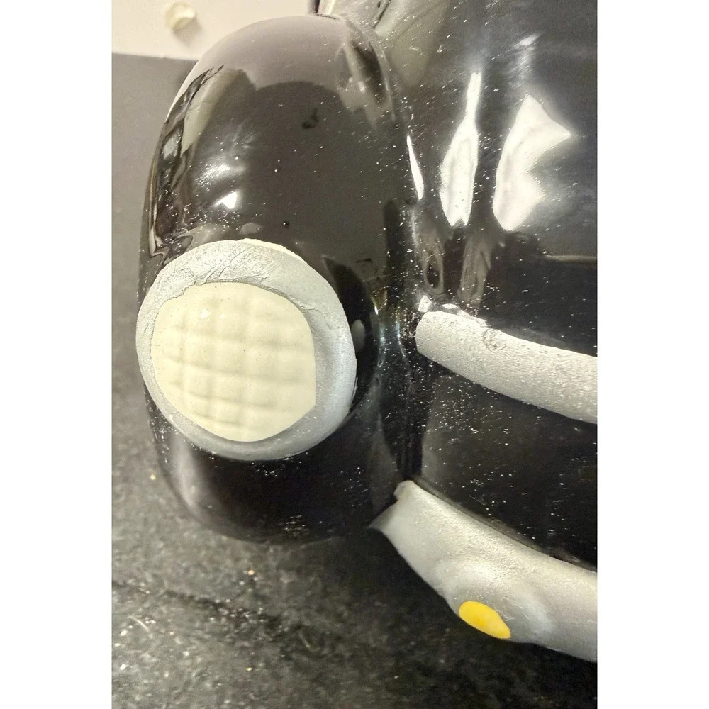 Vintage Style Old Fashioned Police Car Ceramic Cookie Jar Retro Beetle